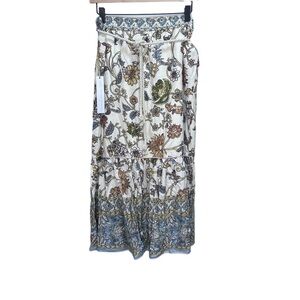 House of Harlow 1960 Bohemian Linen Maxi Skirt Size Large​